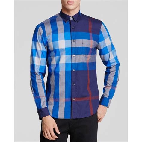 Burberry Brit Fred Check Button Down Shirt 